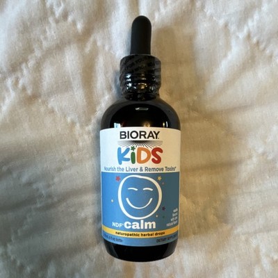 Bioray Kids NDF Calm Naturopathic Herbal Drops Vanilla Flavor 4 fl oz