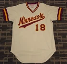 Vintage University of Minnesota Gophers Baseball Game Worn-Used Jersey #18 NNOB