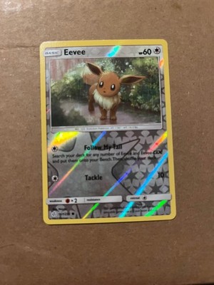 Eevee 167/236 Reverse Holo Sun & Moon SM Cosmic Eclipse Set Pokemon Card  