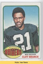 1976 Topps Cliff Branch #173 READ 0g1