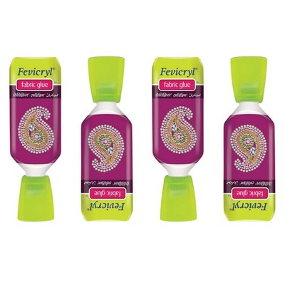 Fevicryl No-Stitch Fabric Glue   Strong & Quick-Drying Adhesive for Mirrors (30g