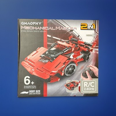 GMAOPHY Mechanical Master Building Blocks Remote Contro RC Car 2-in-1 2.4GHz Kit