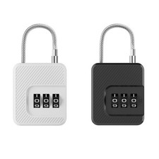 Steel Wire 3 Digit Combination Lock ABS for Gym Locker Backpack and Luggage