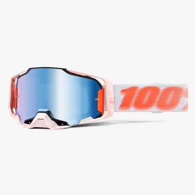 100% MX | MTB Brille - Armega (TUBULAR) Blue Iridium Lens