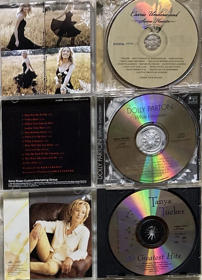 LEGENDS of COUNTRY CD Lot • DOLLY • CARRIE • PATSY & More - Image 2 of 4