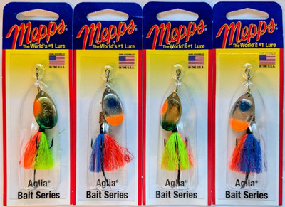 4 - Mepps  Aglia Bait Series Spinner - 1/6 oz.- Bluegill & Perch