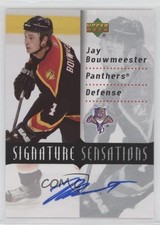 2007-08 Upper Deck Signature Sensations Jay Bouwmeester #SS-JA Auto 2d8