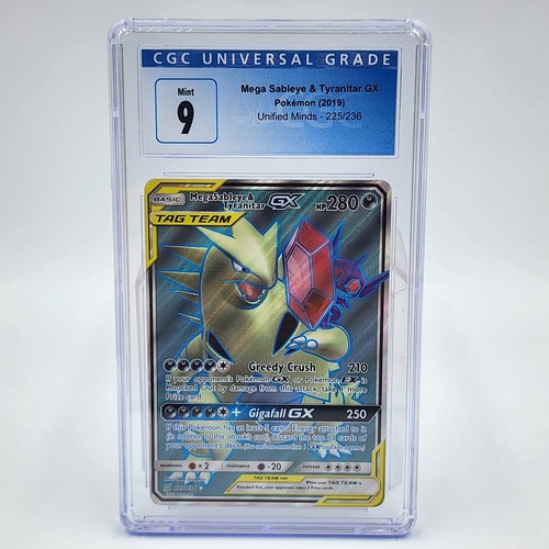 Mega Sableye & Tyranitar-GX graded CGC 9 for sale on eBay