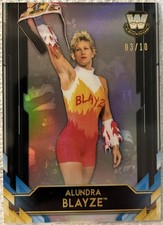 Alundra Blayze Big Legends Black /10 Topps WWE 2020 Chrome 