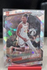 2025 Panini Prizm WNBA - Saniya Rivers #131 Ice Prizm (RC)
