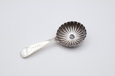 Antique Georgian Sterling Silver Caddy Spoon Hallmarked Birmingham 1798