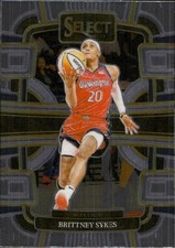 Brittney Sykes 2024 Panini Select WNBA #3 Washington Mystics