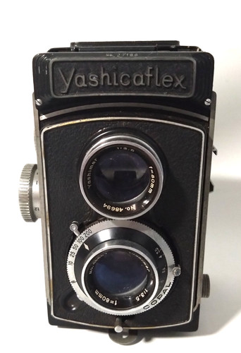 Yashicaflex Model S TLR Yashimar 80mm f3.5 Medium Format Vintage Camera [AS IS]