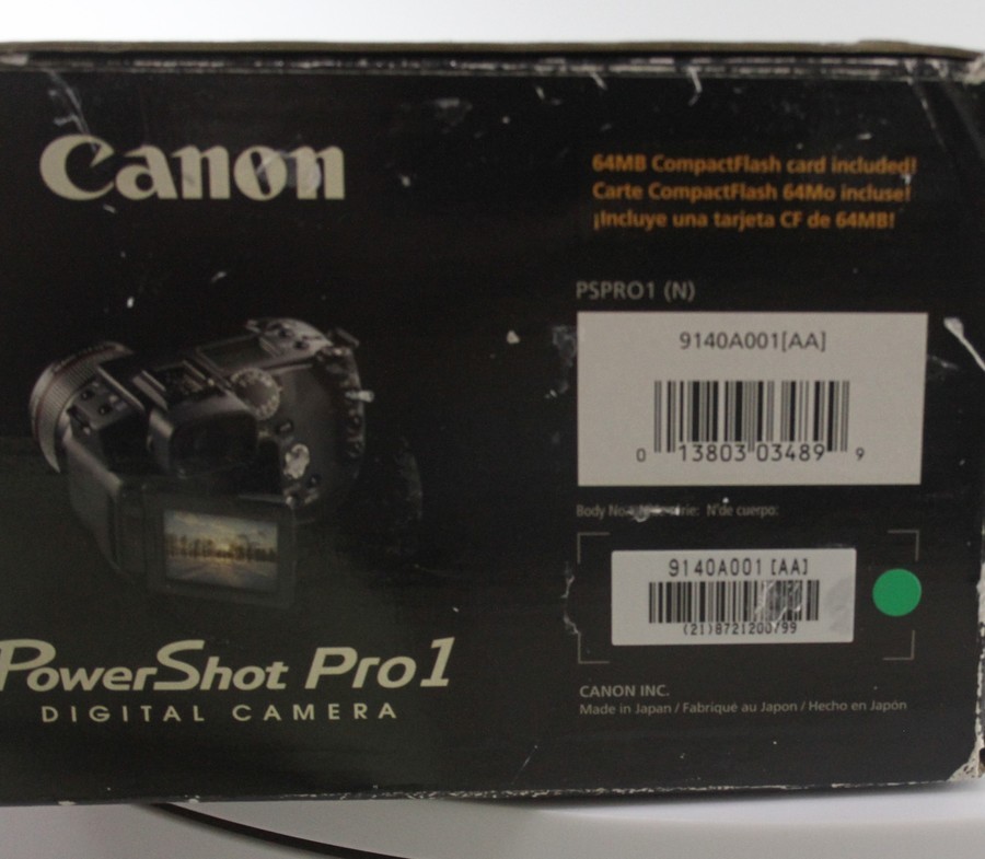 Canon PowerShot Pro 1 8MP Digital Camera 7x Optical Zoom