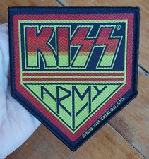 KISS  ARMY  Classic Hard Rock Metal Band Music Licensed Battle Jacket Patch