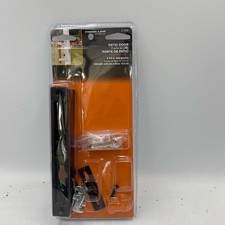 Prime-Line Patio Sliding Door Handle Set 6-5/8" Hole Black C-1033 Keyed Diecast