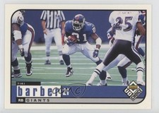 1998 Upper Deck UD Choice Tiki Barber #119 8y6