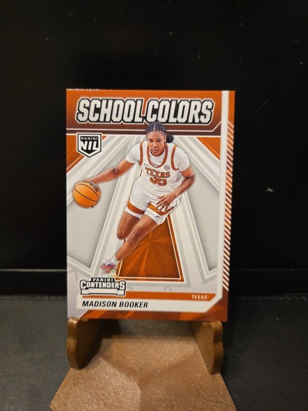 2025 Panini University of Texas NIL School Colors #4 Madison Booker