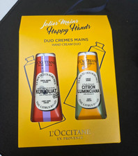 L'Occitane Hand Cream Duo Set Kumquat Citron Luminciana Gift Set