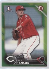 2016 Bowman Draft Draft Picks Green 27/99 Nick Hanson #BD-54 9su
