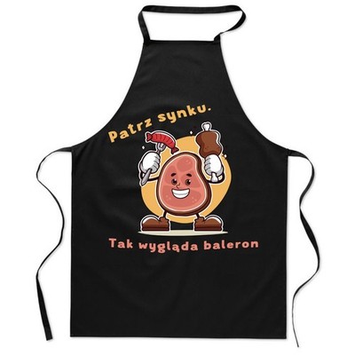 Küchenschürze mit Aufdruck lustiger King Master für GRILL Fleisch Vatertag