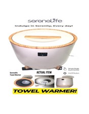 🛑 Manta Toalla SERENELIFE CALENTADOR Solo Toque CALENTADOR Portátil Lujo Baño