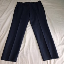 Ted Baker London Pants Mens 33R Navy Blue Wool Jefferson Trouser Dress Slacks