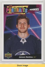 2020-21 Upper Deck UD Portraits Rookies Jansen Harkins #P-81 READ 0qr0