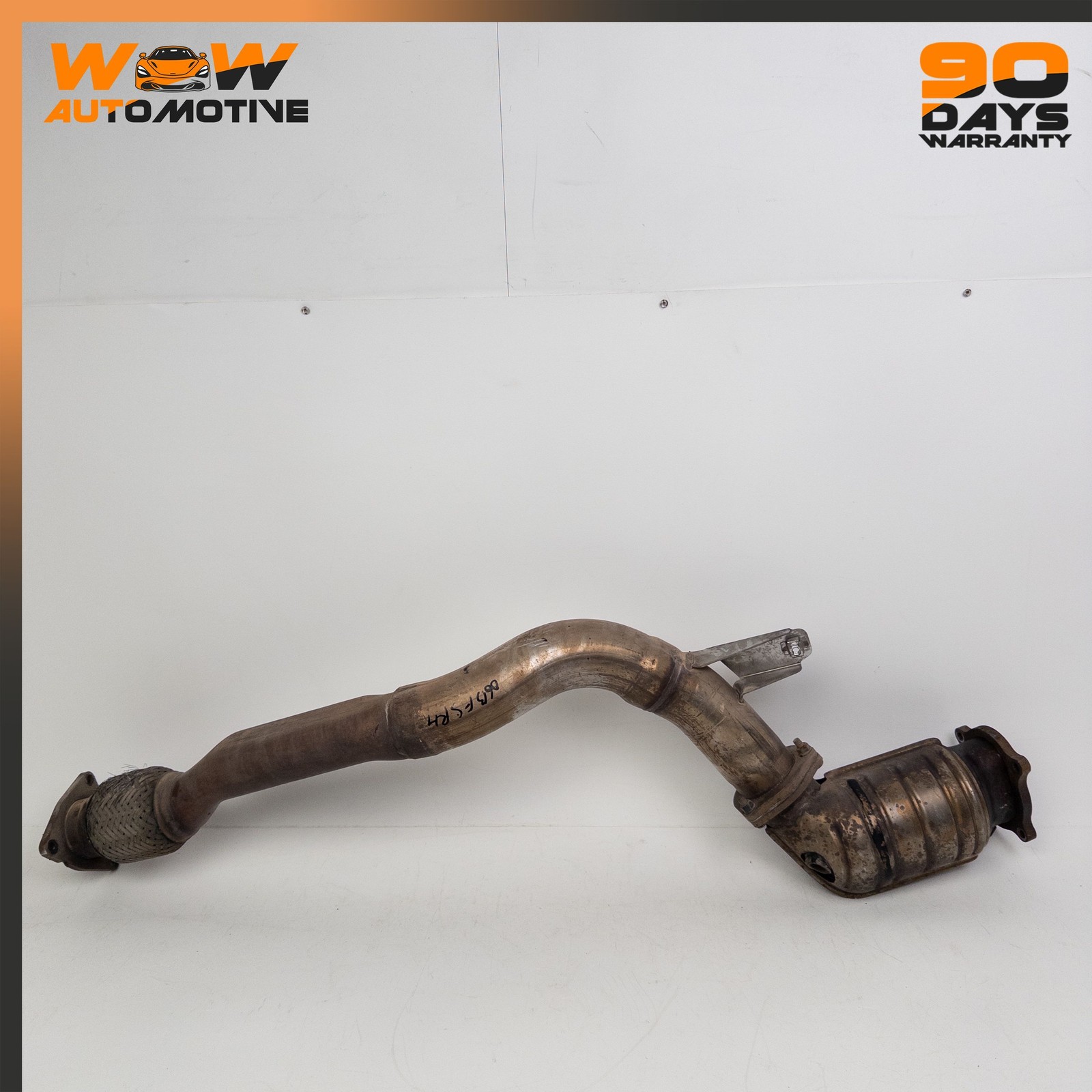 04-13 BENTLEY CONTINENTAL FLYING SPUR RIGHT EXHAUST DOWNPIPE 3W0131690C OEM