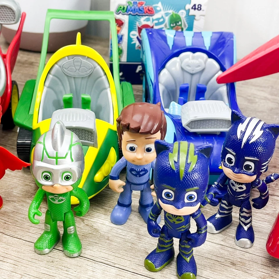 Lote de 3 figuras PJ Masks Juguete Catboy Gekko Owlette + Air Jet Foto 3 de 4