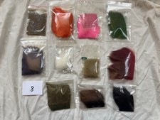 Fly Tying Material for Stream Fishing, 8 pcs, Used, Fishing Accessories