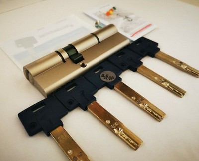 NEW !!! MUL T LOCK INTERACTIVE CYLINDER 100mm 60+40 KEY BOTH SIDES EURO Profile