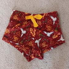 Harry Potter Lounge Shorts Sleep M Plush Wizarding World Hogwarts