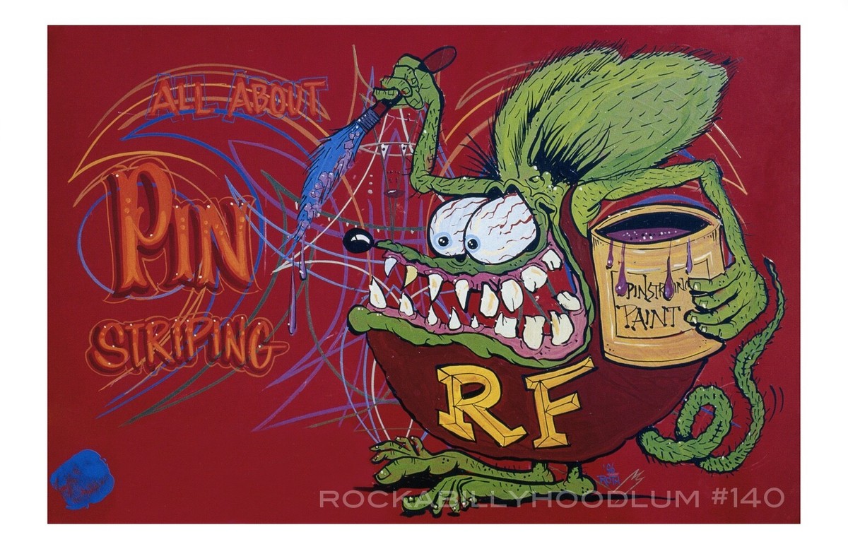 Ed Big Daddy Roth 11x17 Poster Print Rat Fink Pinstriping | eBay