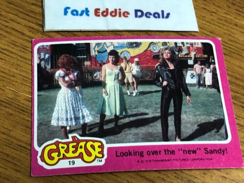 1978 O-PEE-CHEE GREASE THE MOVIE FRENCH CARD 19 OLIVIA NEWTON JOHN CANADA SANDY