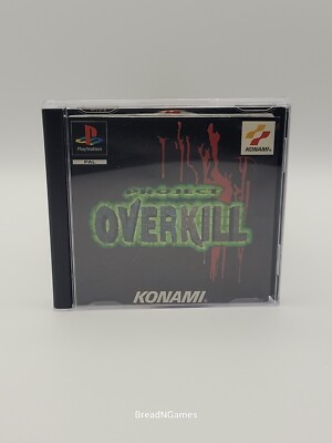 Project Overkill Playstation 1 Ps1 -guter Zustand-