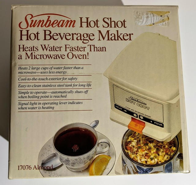 Vintage Sunbeam Hot Shot Hot Water Maker 17076 Almond for sale online