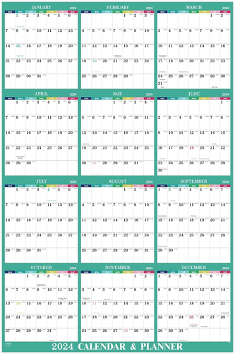 Calendario de Pared Anual 2024 Calendario Pared Anual 2024 Calendario Pared 2024 - 第 11/12 張圖片