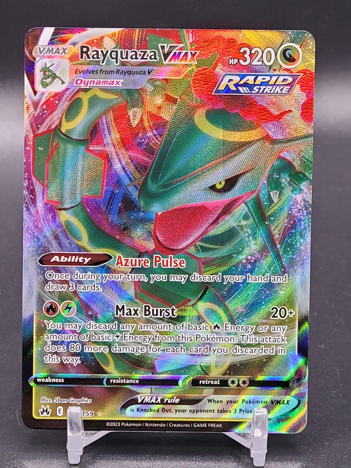 AGS (MINT+ 9.5) Rayquaza VMAX #218 - Evolving Skies (#00048392) – Pokemon  Plug