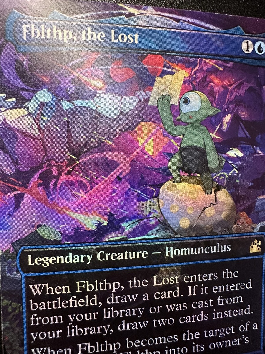 Fblthp, the Lost ANIME BORDERLESS FOIL, Ravnica Remastered, MTG NM/M | eBay Fblthp, the Lost ANIME BORDERLESS FOIL, Ravnica Remastered, MTG NM/M | eBay