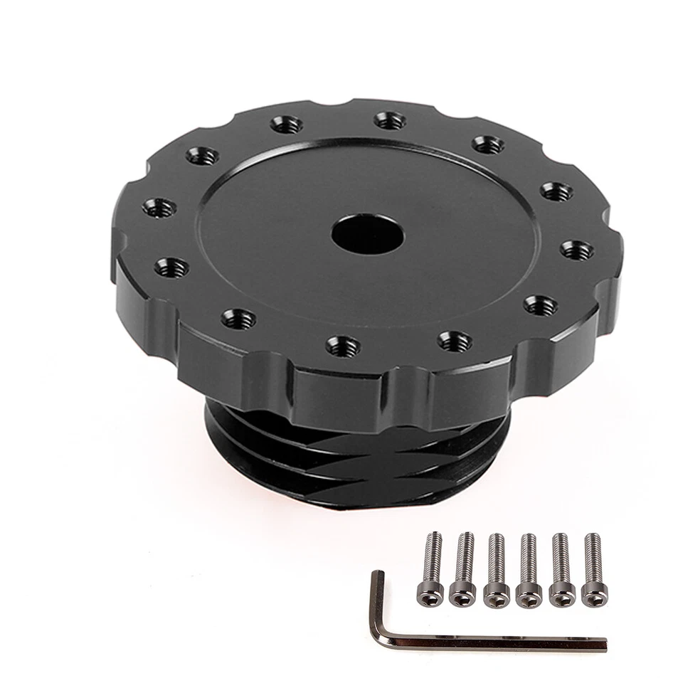 13inch Suede Steering Wheel + Hub Adapter For Thrustmaster T500/T300 /TS-PC/TX - Image 4 of 4