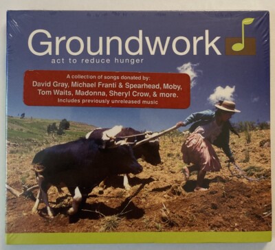 Groundwork: Act To Reduce Hunger:New Sealed CD:Tom Waits,Sheryl Crow & More