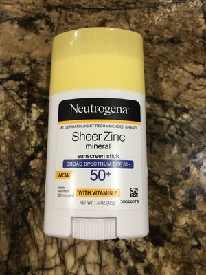 neutrogena zinc oxide