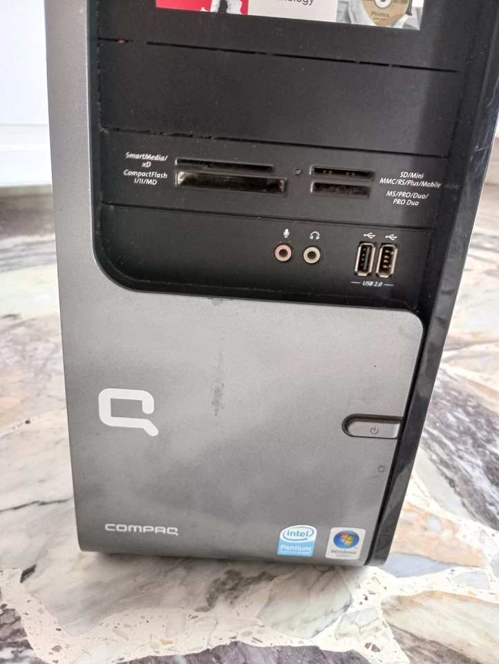Computer pc desktop Compaq sr5611it windows 7 perfettamente funzionante - Immagine 2 di 4