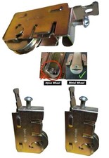 2 CLOSET SLIDING DOOR METAL WHEEL AR19S Door Metal Wheels Roller 1-1/4 in. Set 2