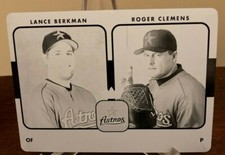 Roger Clemens & Lance Berkman - 2006 Fleer Printing Plate - Houston Astros - 1/1