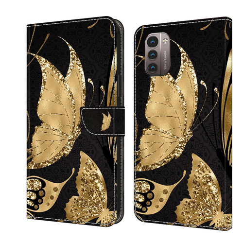Flip Painted Card Wallet Phone Case For Nokia 5.4 3.4 6.3 G20 G10 G300 G21 G11 - Picture 25 of 29