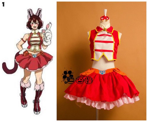 My Hero Academia Mandalay Ragdoll Pixie-Bob Cat Cosplay Costume Fancy Dress - Afbeelding 1 van 11