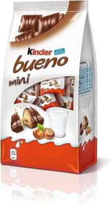 Kinder Bueno Mini mit Milch & Haselnuss 108g Kostenloser Versand Weltweit