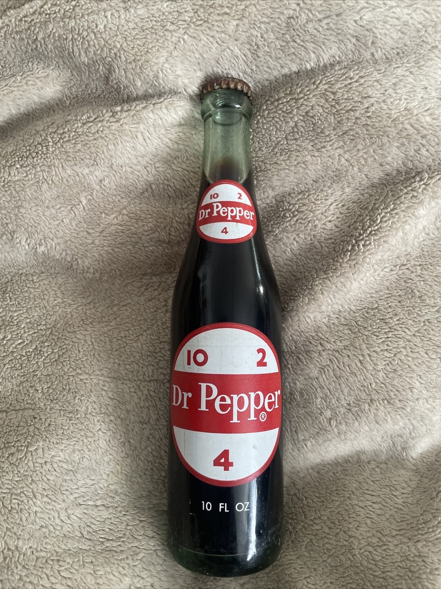 RARE Original DR. PEPPER SODA 10-2-4 ACL 10 Oz. Glass Bottle